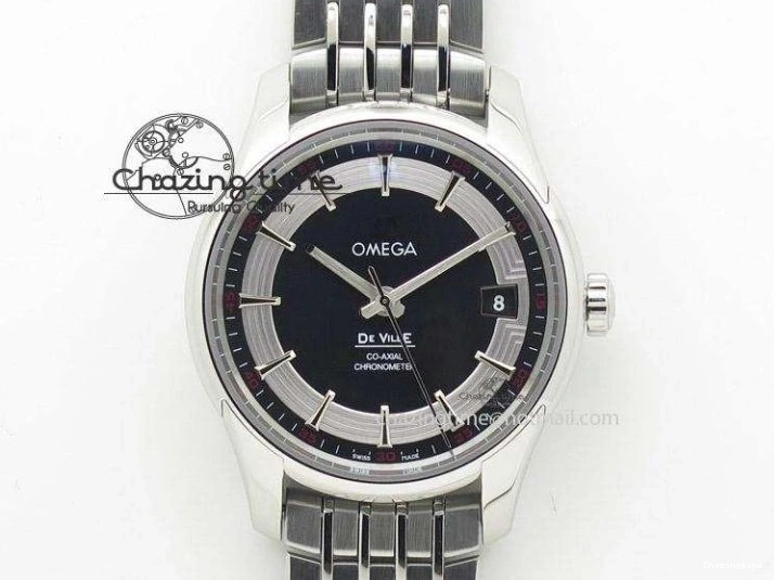 0322 Stylish Seamaster 300M Diver Rose Gold VSF 1:1 Best Edition Black Dial on Mesh Bracelet A 7662